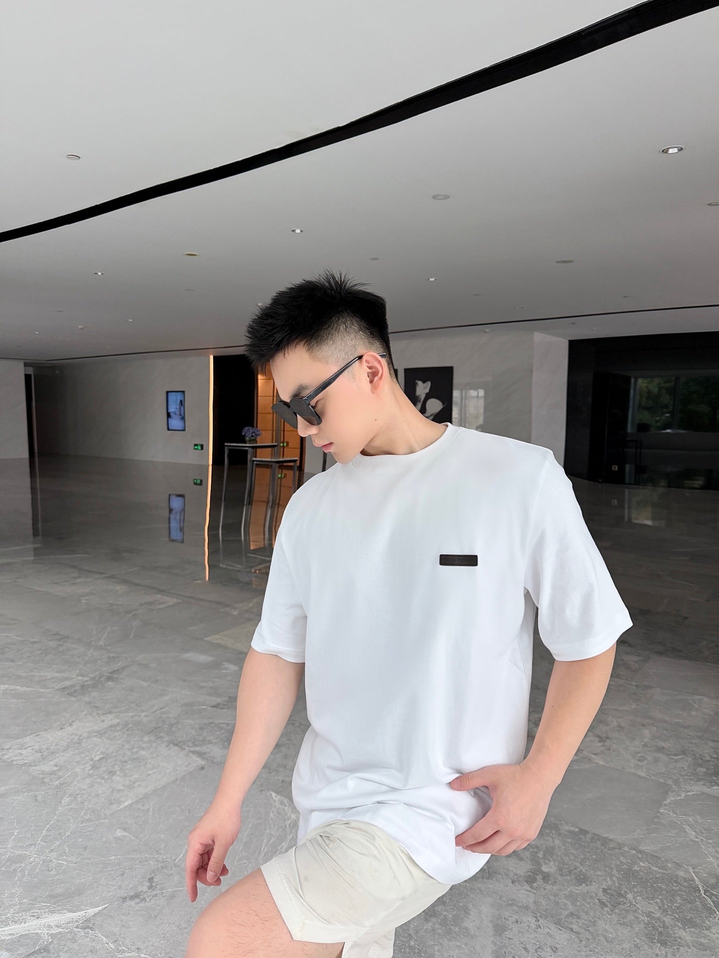 2026 New BL Leather Label Short-Sleeved T-Shirt (AA638-A10)