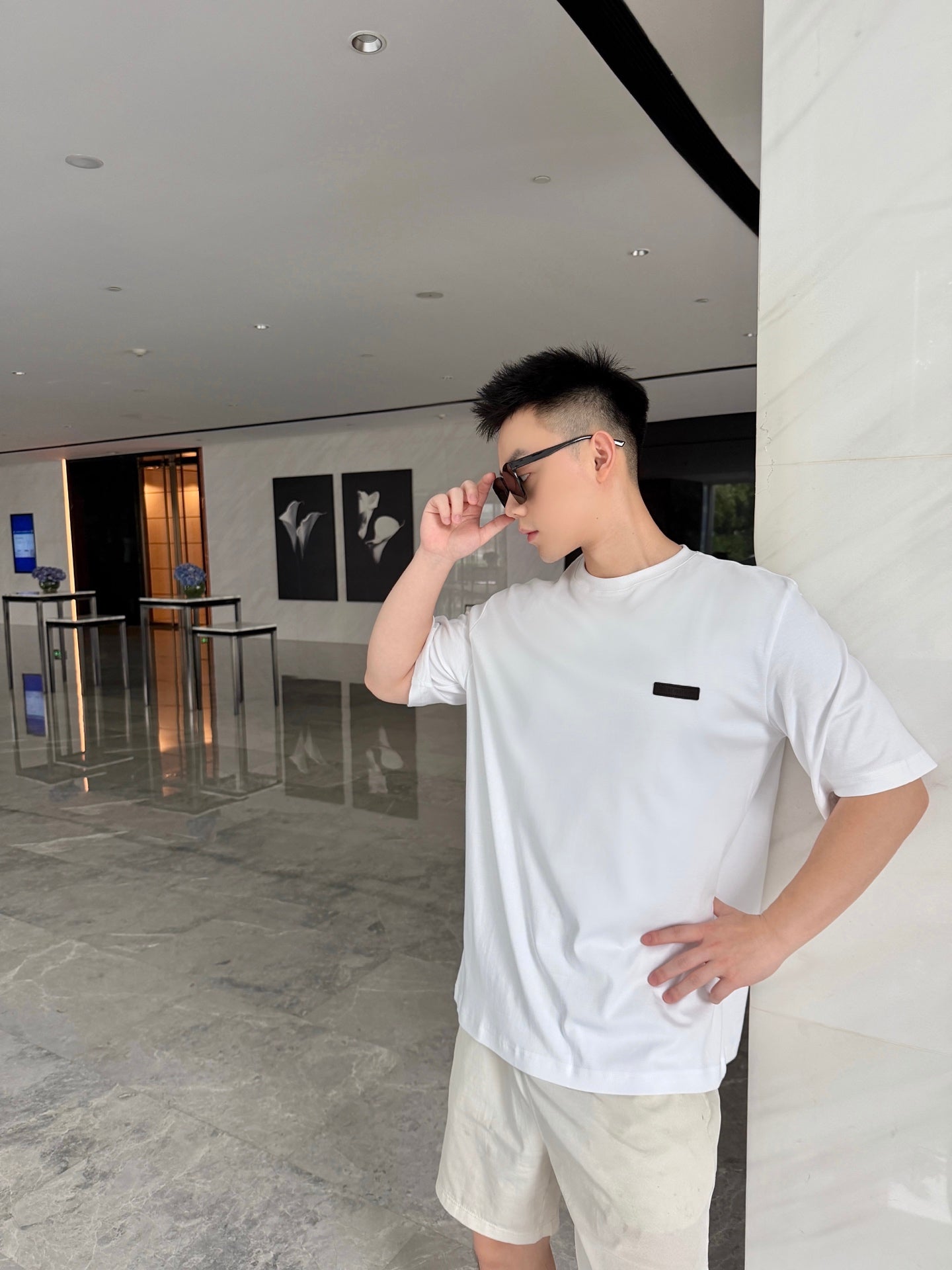2026 New BL Leather Label Short-Sleeved T-Shirt (AA638-A10)