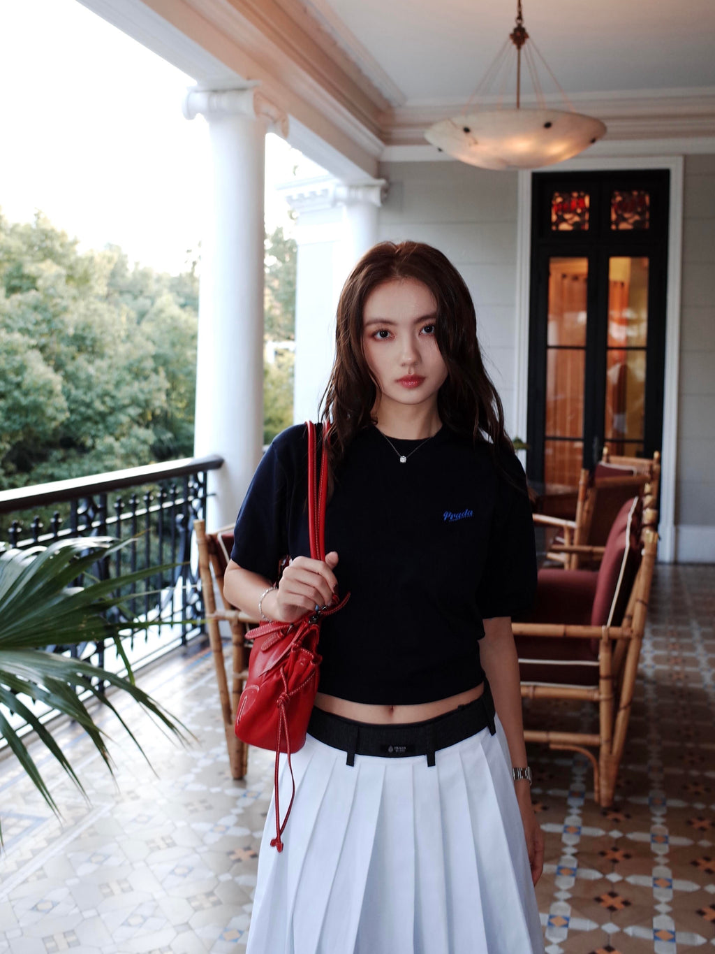 2026 Women's Triangle Brand Embroidered Short-Sleeved Jumper (DD119)