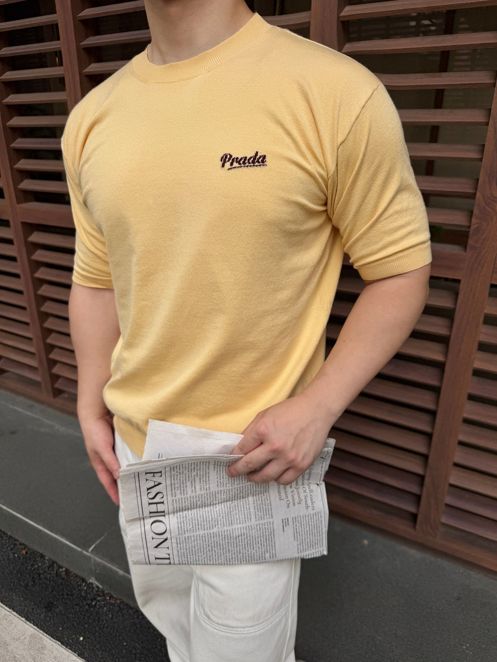 2026 New Triangle Brand Logo Embroidered Short-Sleeved Jumper (AA619-A50)