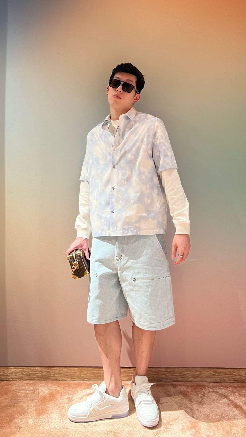 2026 New Arrival: LY Embroidered Denim Shorts (BB839-A80)