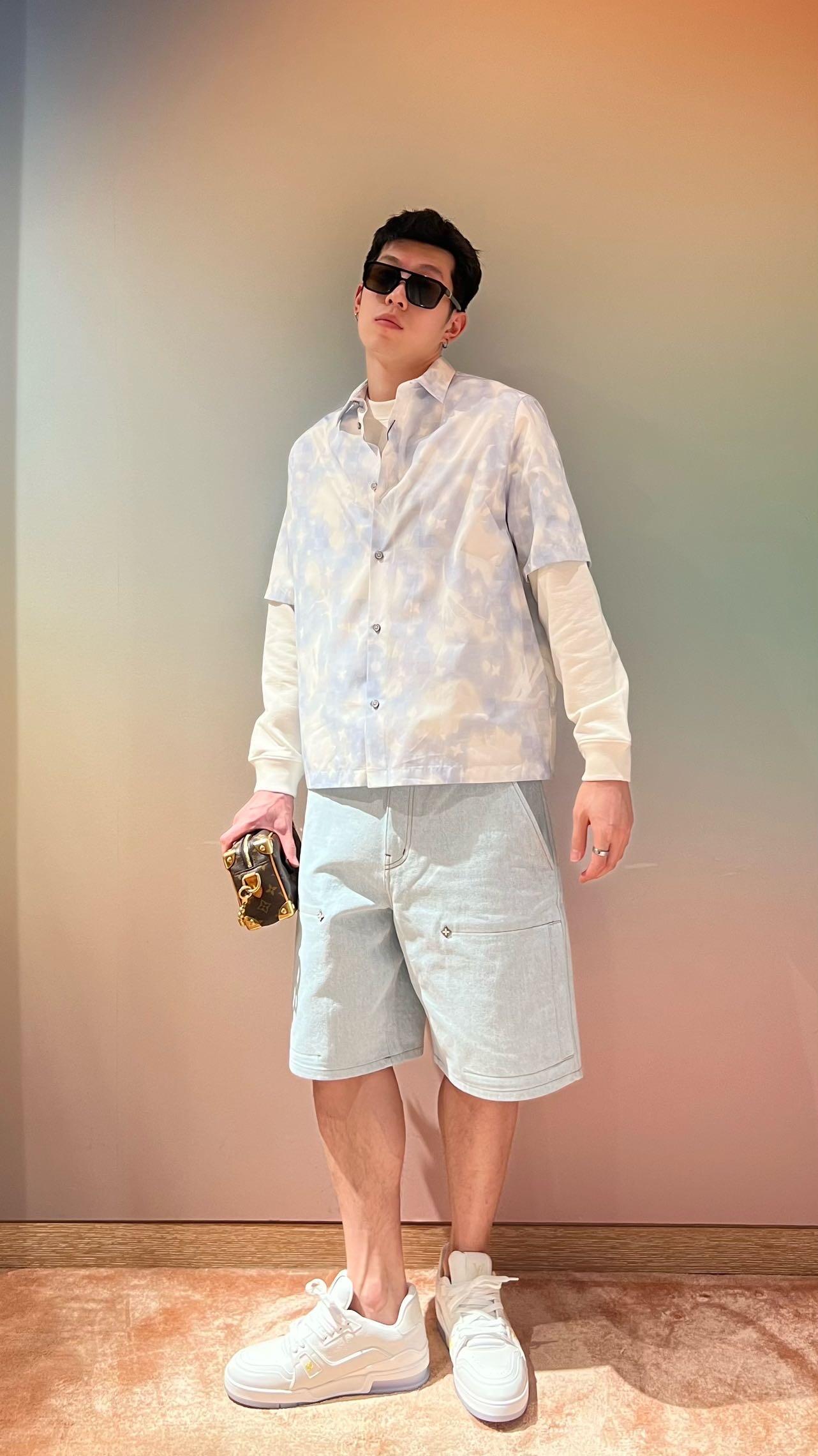 2026 New Arrival: LY Embroidered Denim Shorts (BB839-A80)