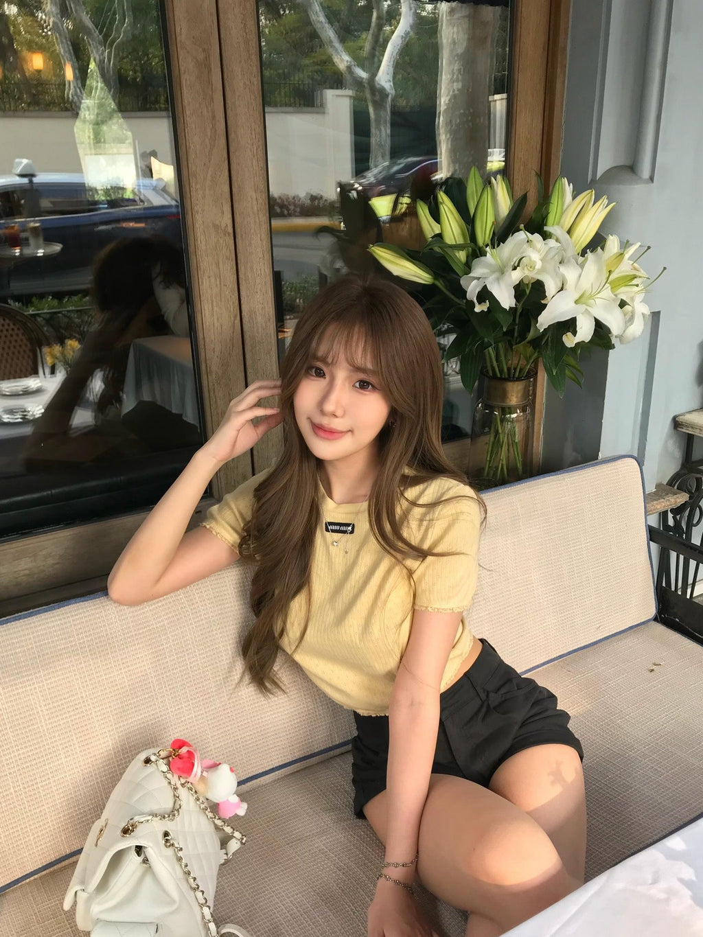 2026 Women's MM Lace Short-Sleeved T-Shirt (FF740)