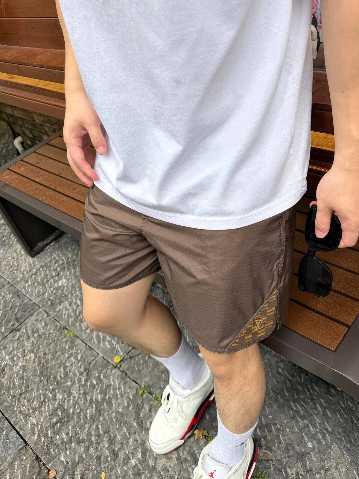 2026 New LY Logo Patch Pocket Shorts (AA615-A60)