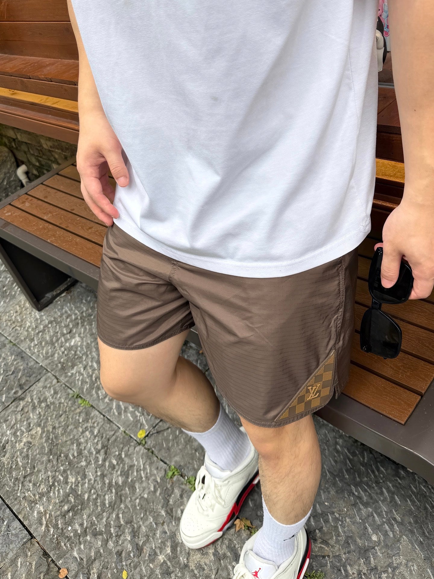 2026 New LY Logo Patch Pocket Shorts (AA615-A60)