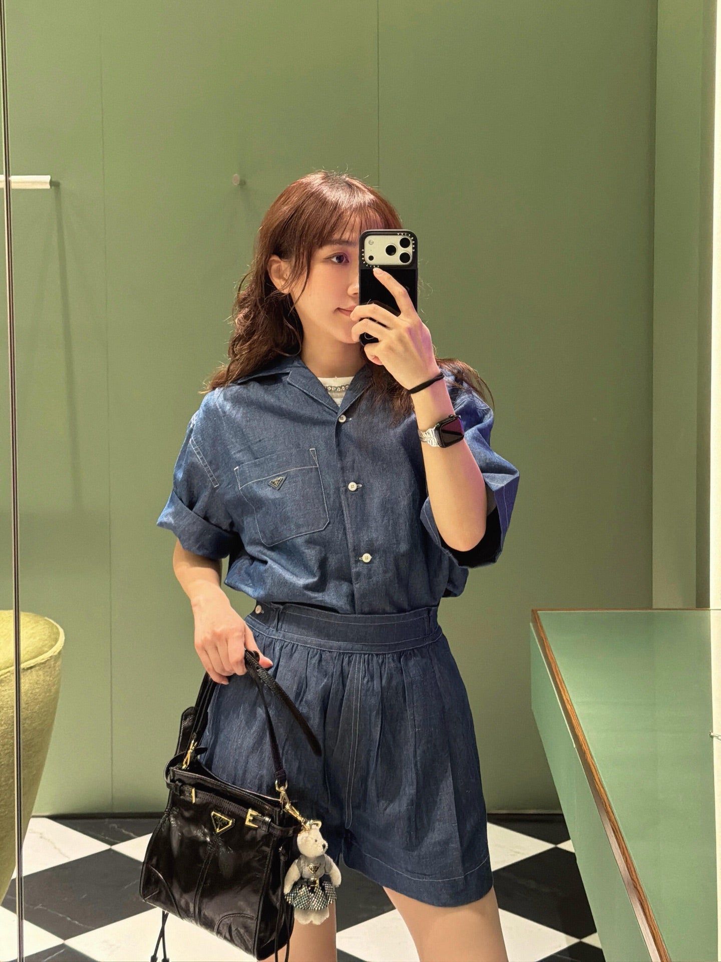 2026 Women's Triangle Brand Denim Dress (DD121)