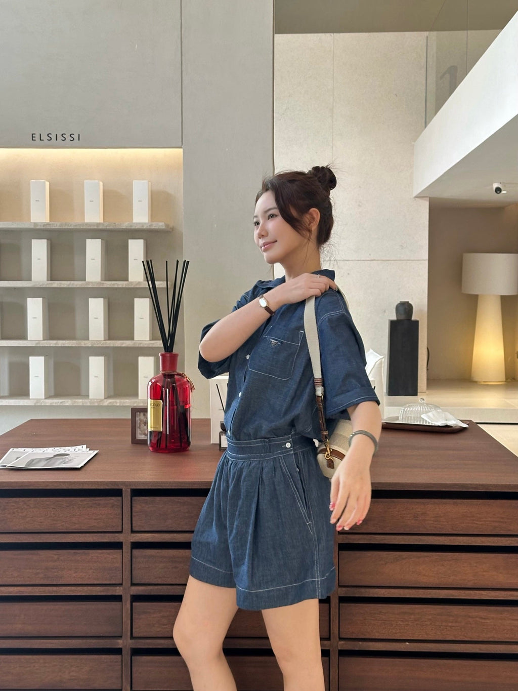 2026 Women's Triangle Brand Denim Dress (DD121)