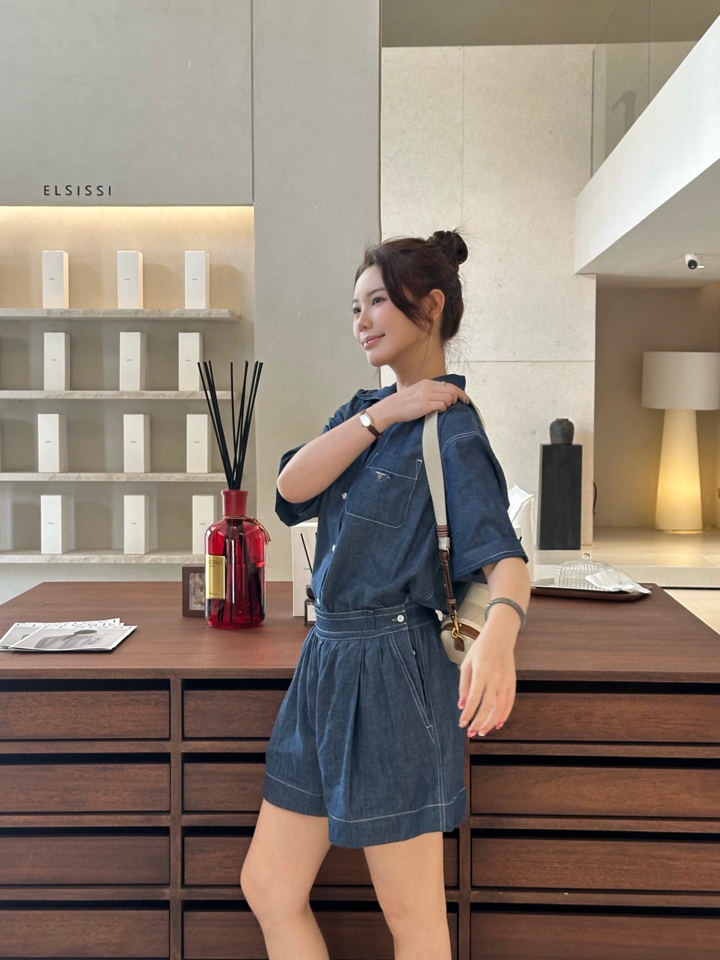 2026 Women's Triangle Brand Denim Dress (DD121)