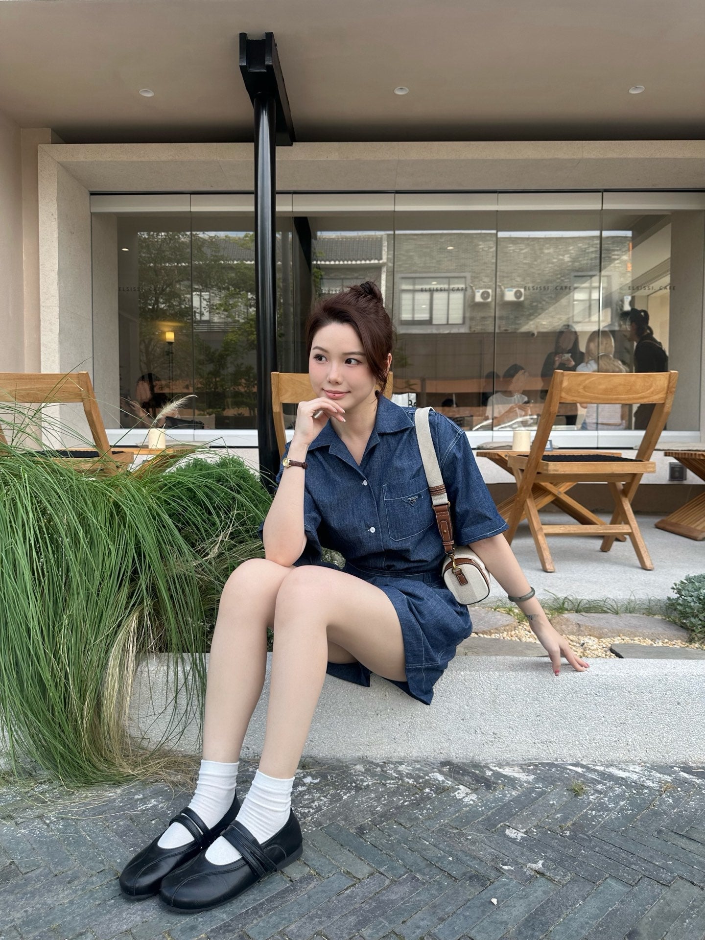 2026 Women's Triangle Brand Denim Dress (DD121)