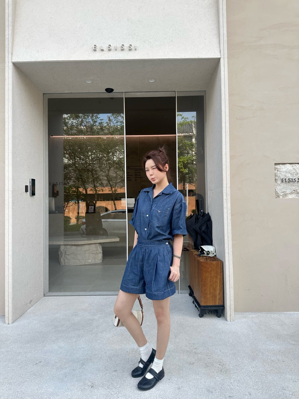 2026 Women's Triangle Brand Denim Dress (DD121)