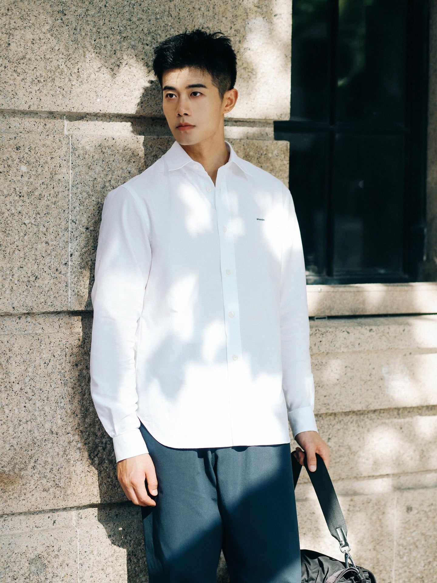 2026 New Triangle Brand Embroidered Logo Shirt (BB867-B10)