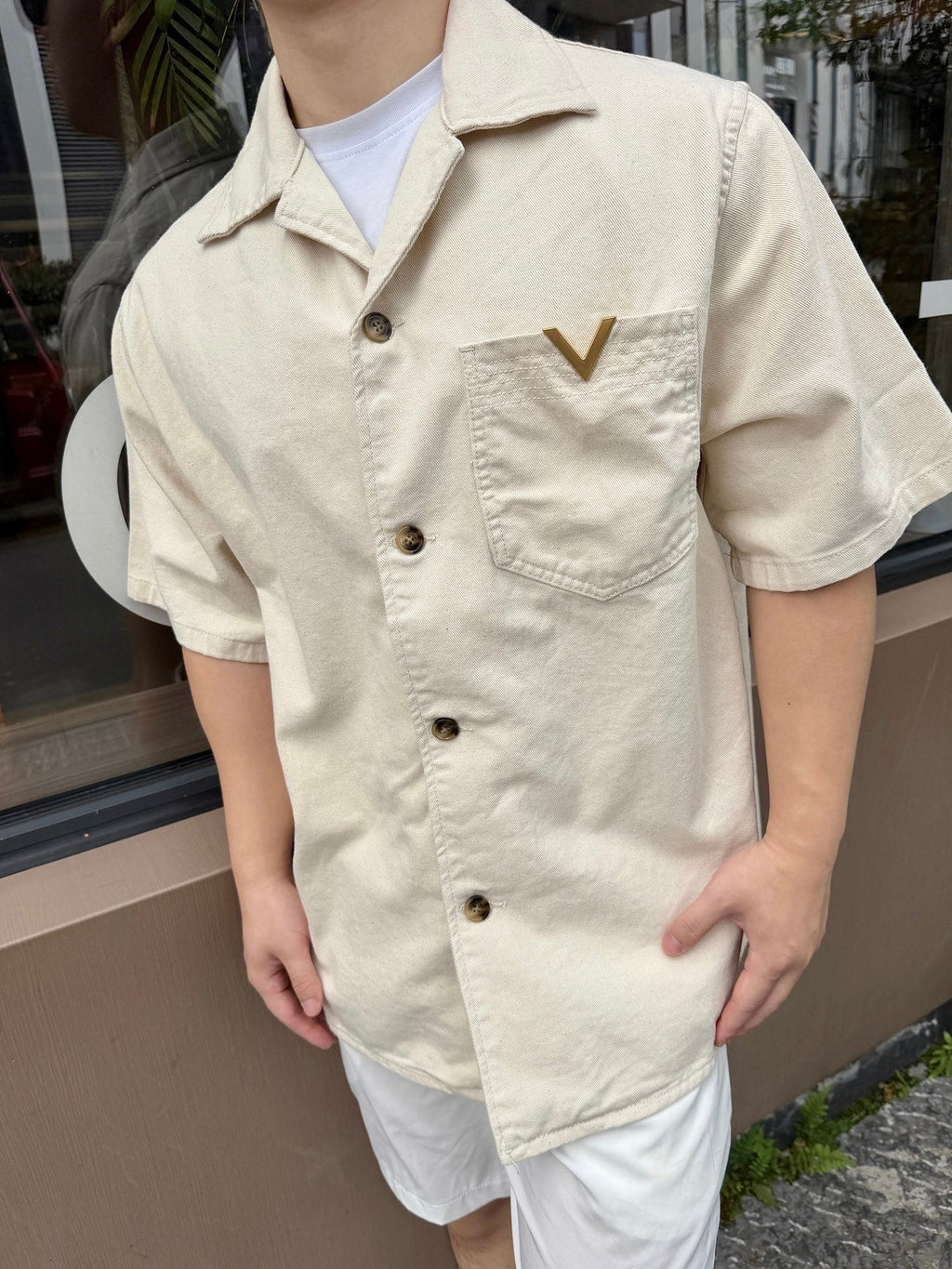2026 New Style VA Logo Denim Shirt (AA618-A85)