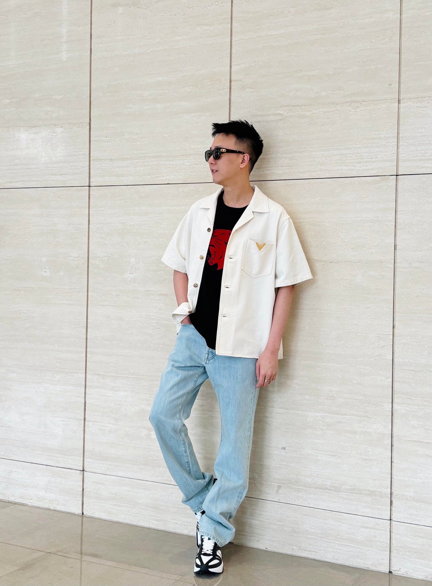 2026 New Style VA Logo Denim Shirt (AA618-A85)