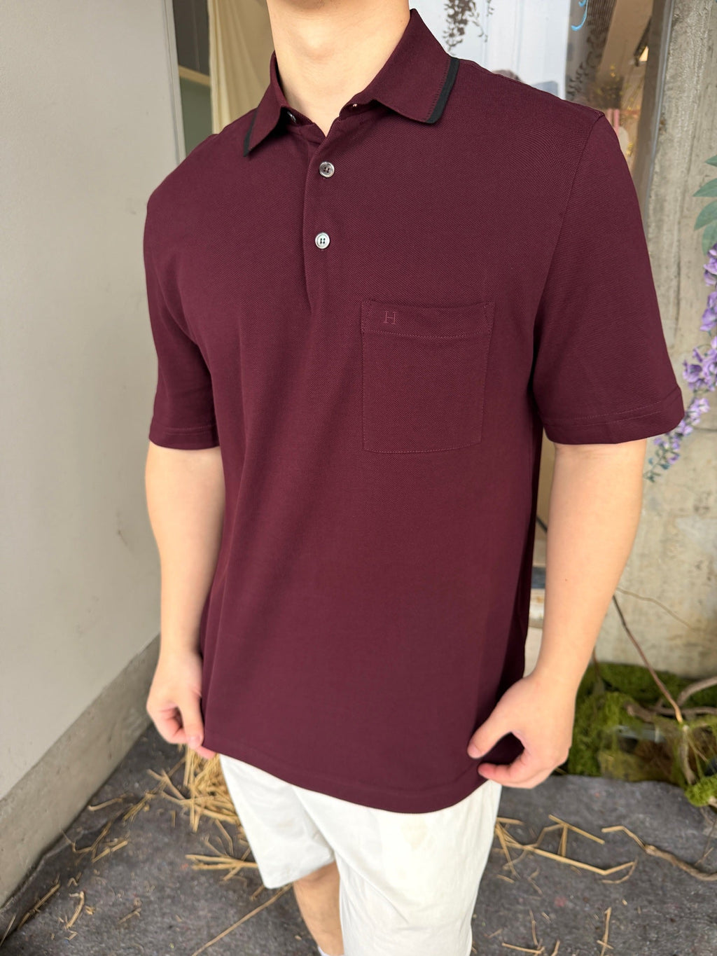 2026 New H-Logo Embroidered Polo Shirt (BB853-A35)