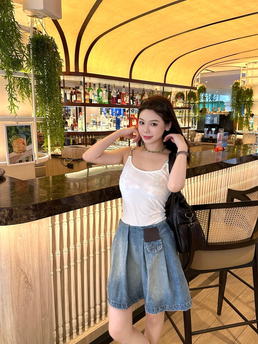 2026 Women's Way Leather Denim Mini Skirt (EE417)
