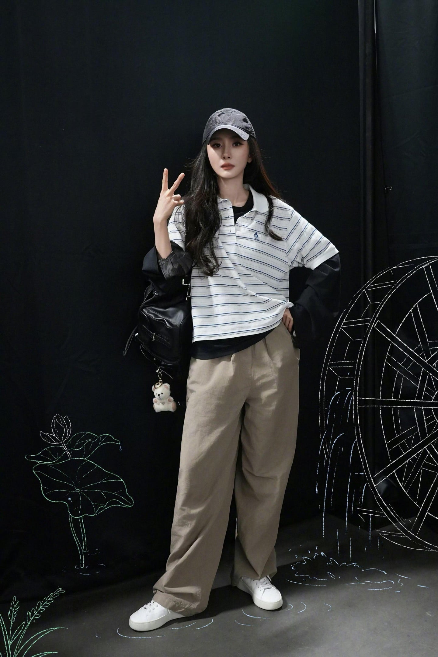 2026 Women's Triangle Brand Striped Embroidered Polo Shirt (FF752)