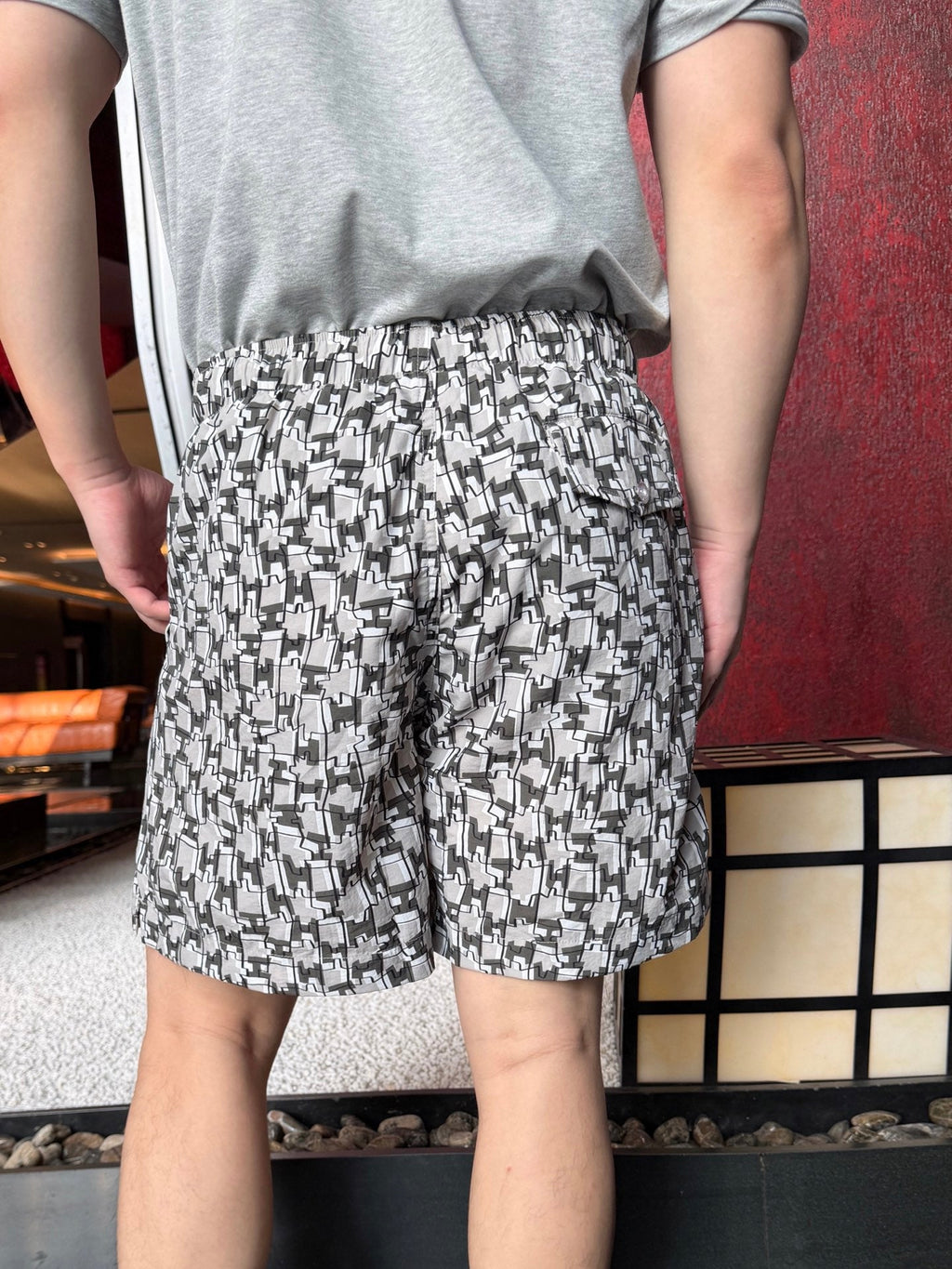 2026 New Arrival H All-Over Print Shorts (AA577-A55)