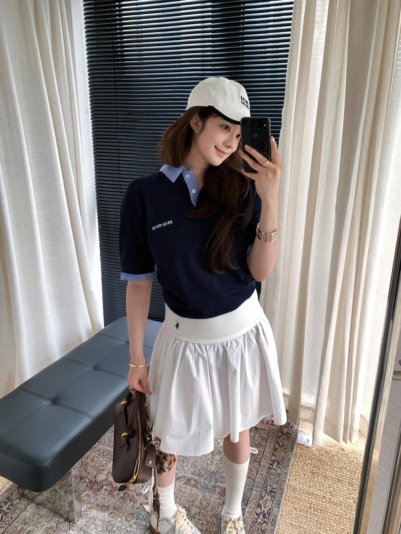 2026 Women's RL Embroidered Frill Short Dress (FF747)