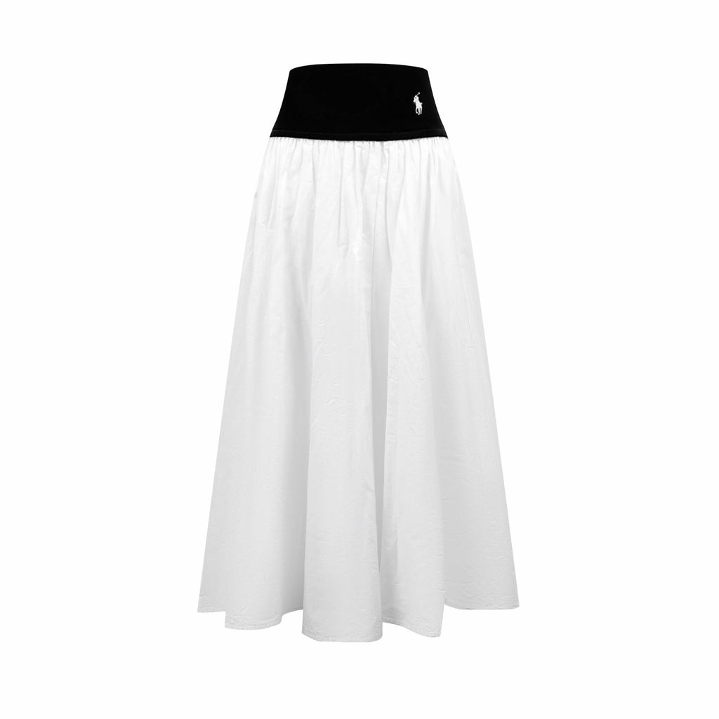 2026 Women's RL Embroidered Lace Edge Skirt (FF748)