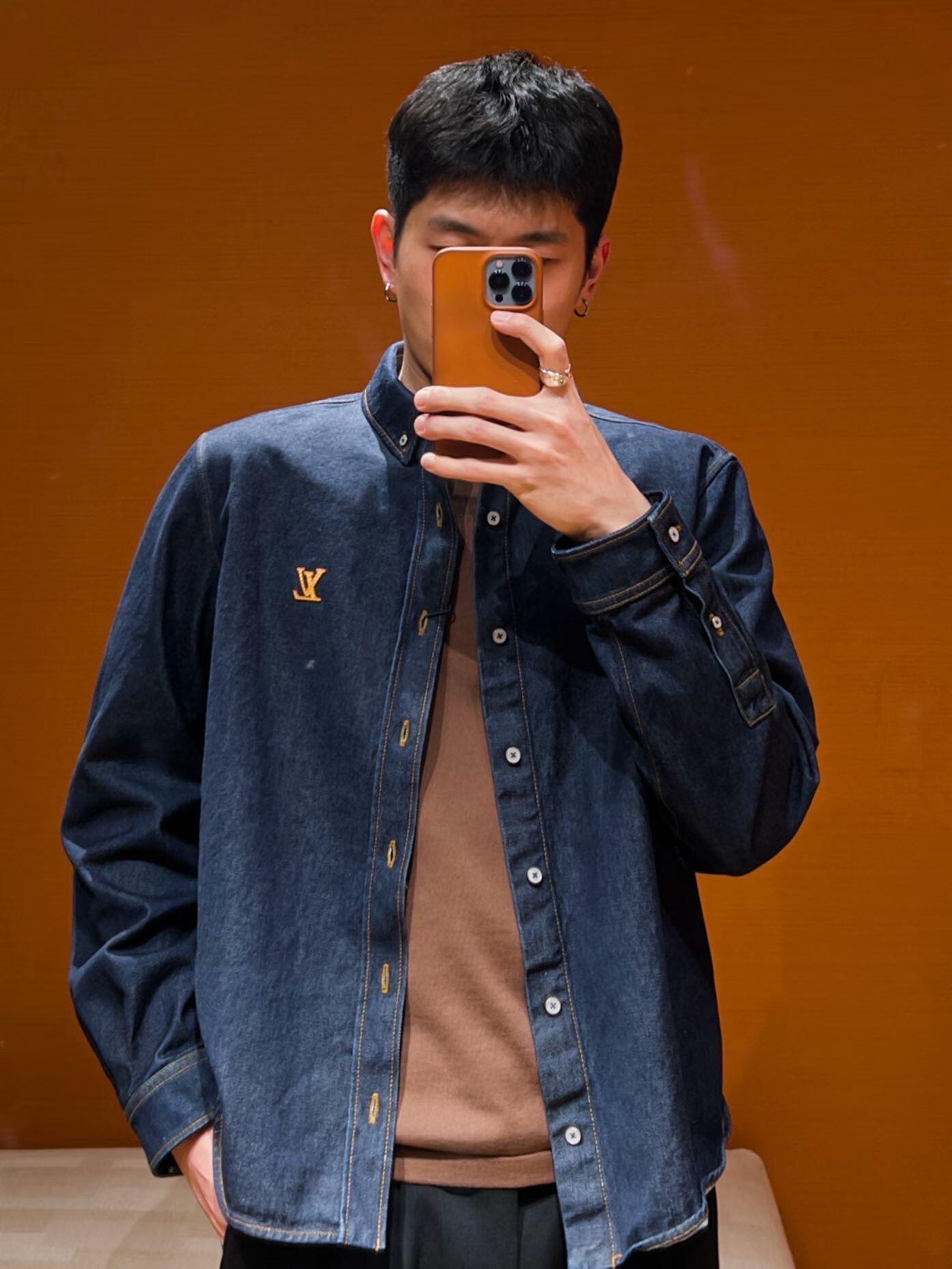 2026 new model LY logo denim shirt (BB884-B30)