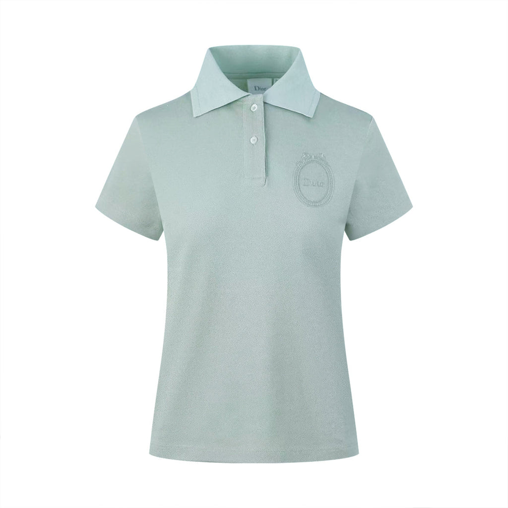 2026 Women's CD Badge Embroidered Polo Shirt (FF759)