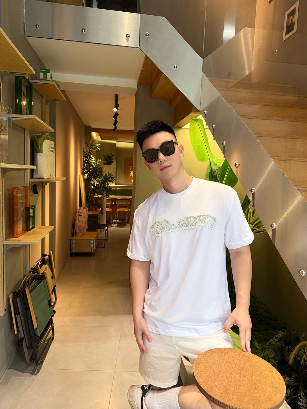 2026 New Model LY Logo Denim Short Sleeve (BB889-A20)