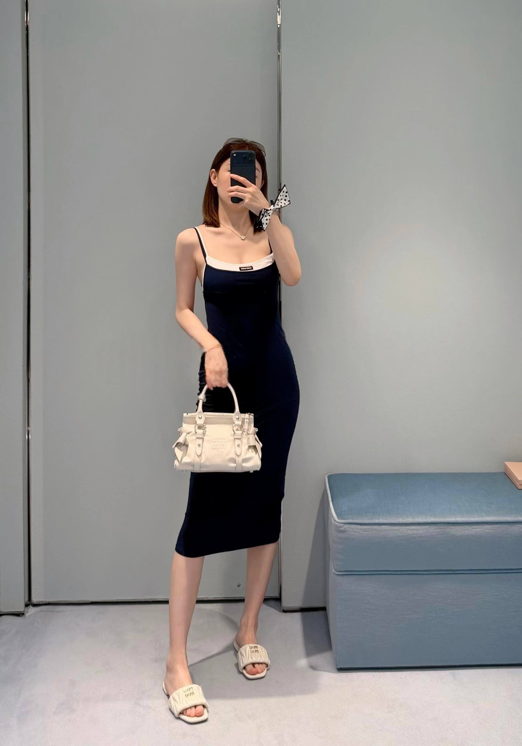 2026 Women's MM Color-Contrasting Dress (FF779)