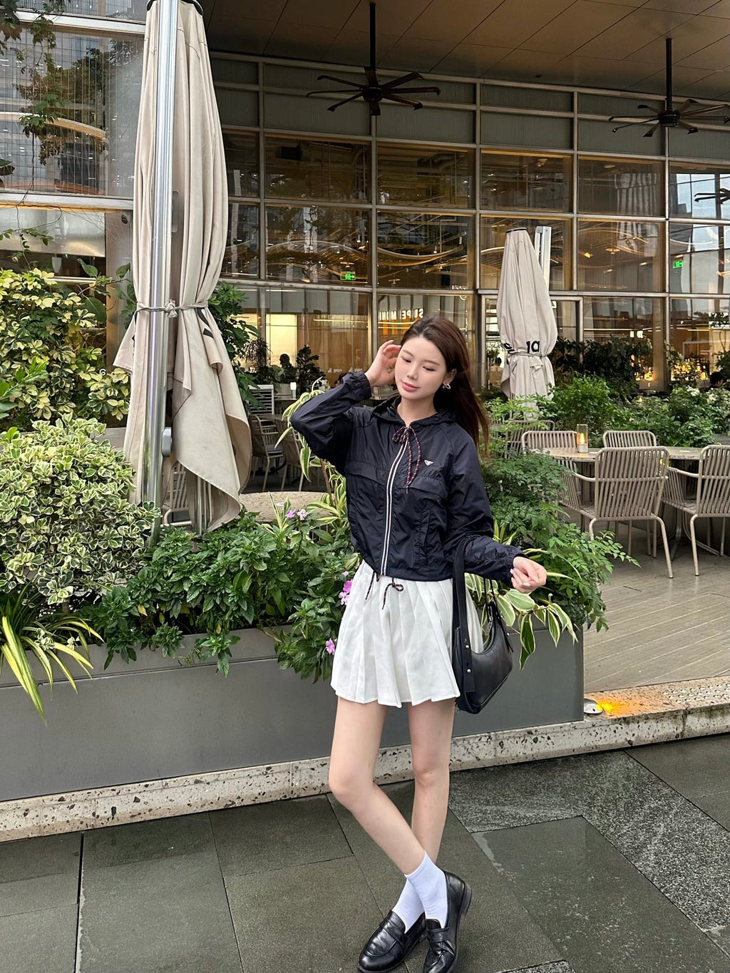 2026 Women's Triangle Brand Hooded Jacket (DD138)