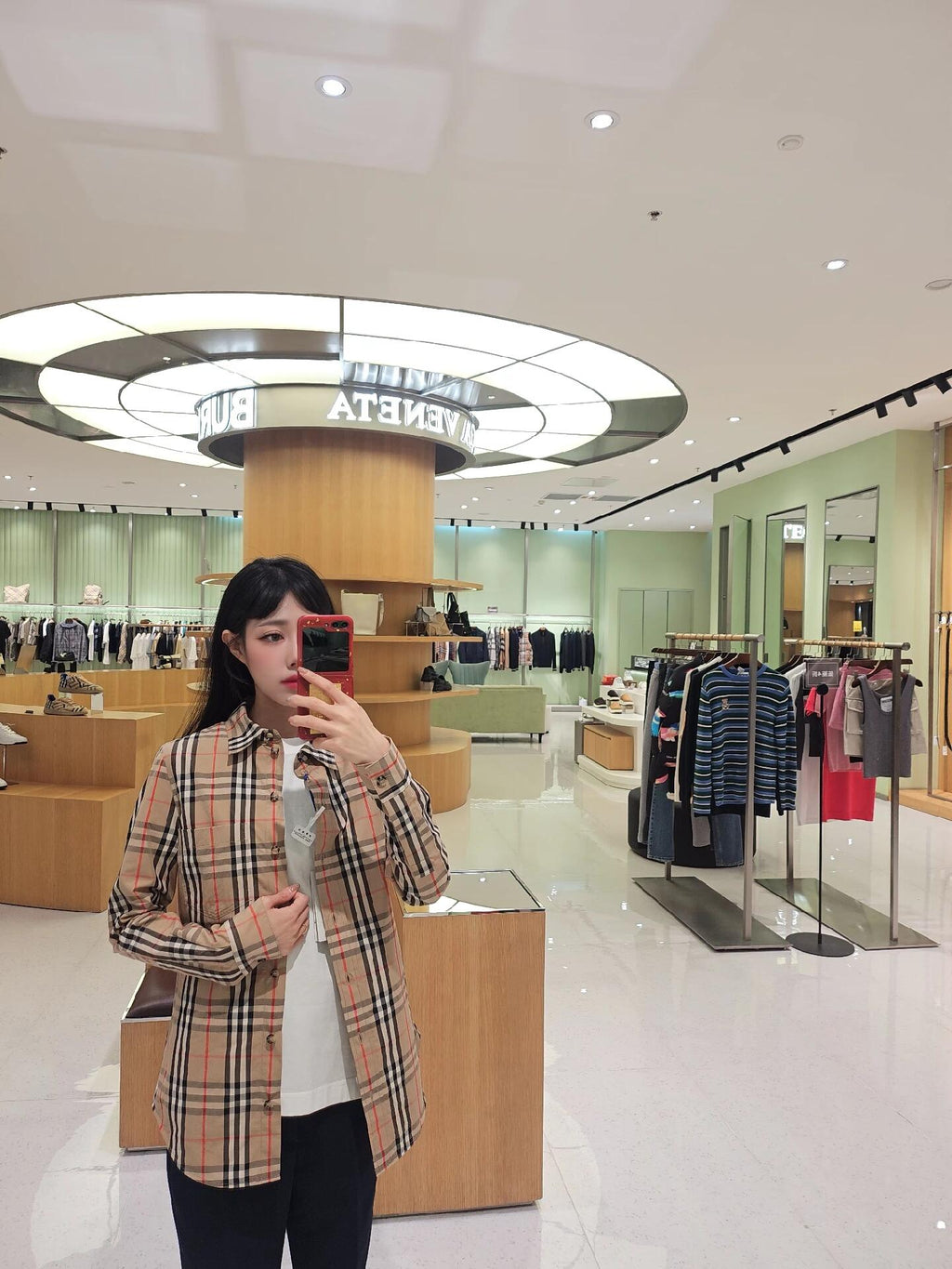 2026 Women's BBR Check Shirt (DD157)