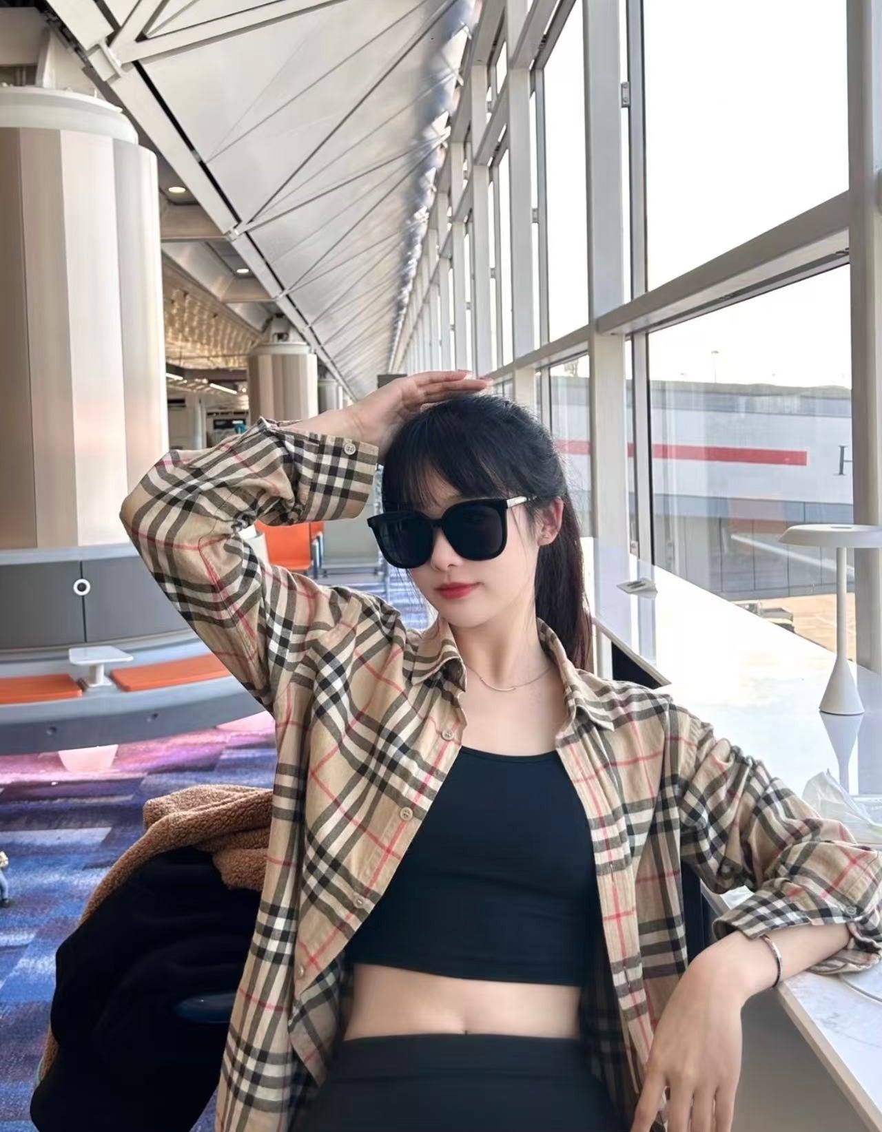 2026 Women's BBR Check Shirt (DD157)