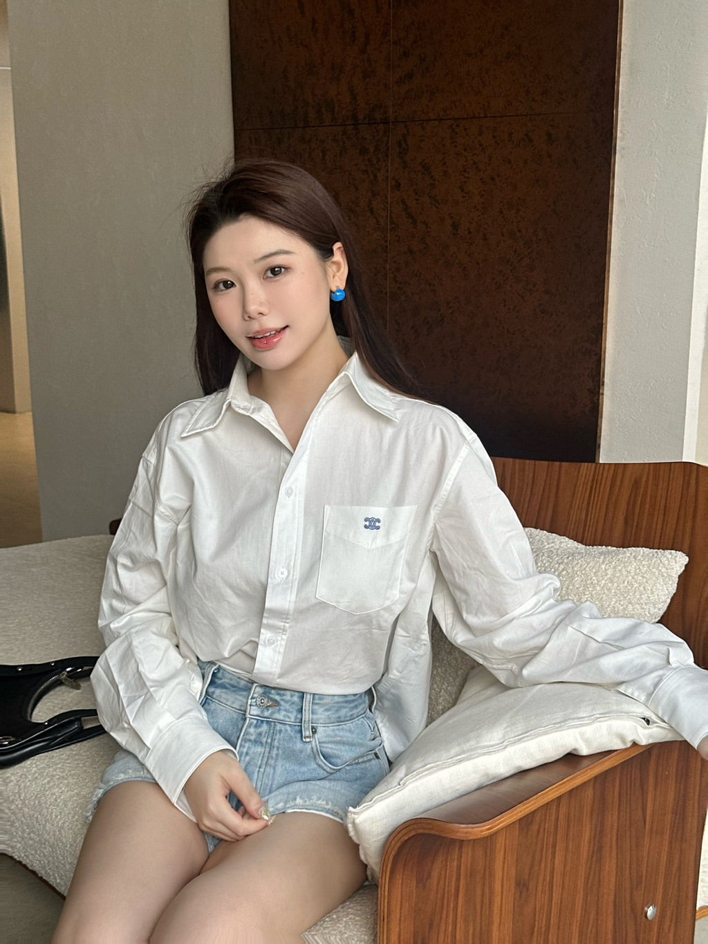 2026 Women's Ce Embroidered Shirt (EE425)