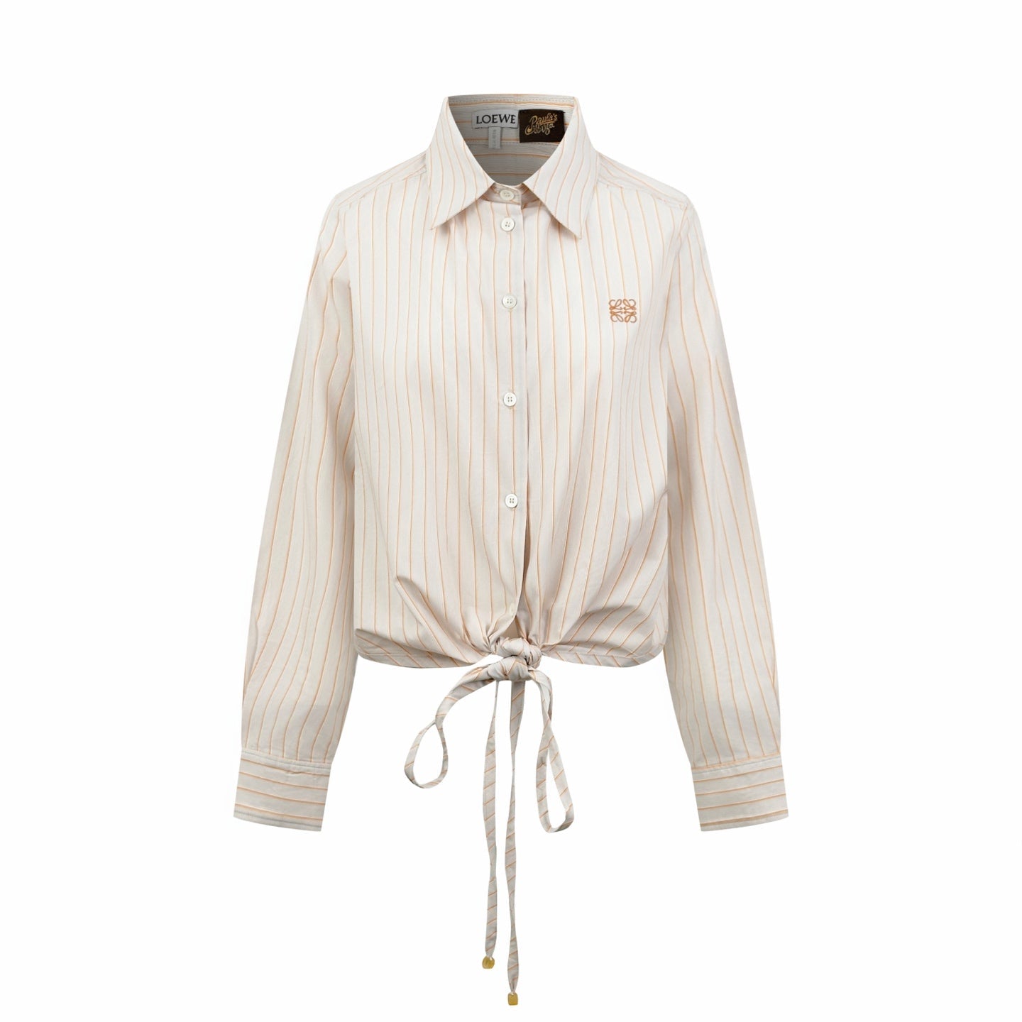 2026 Women's Way Embroidered Striped Laced Shirt (FF776)