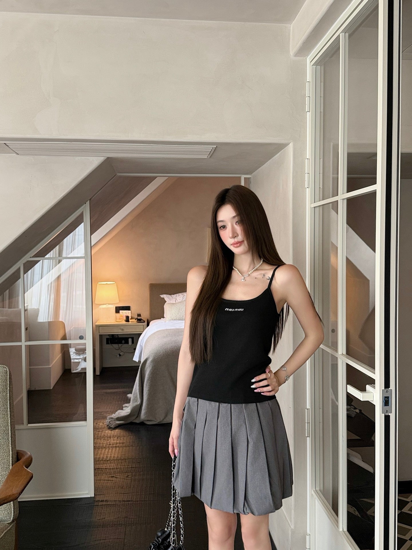 2026 Women's MM Logo Bralette Sweater (FF789)