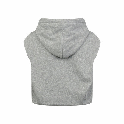 2026 Women's FF Leather Sleeveless Hooded Sweatshirt (EE431)
