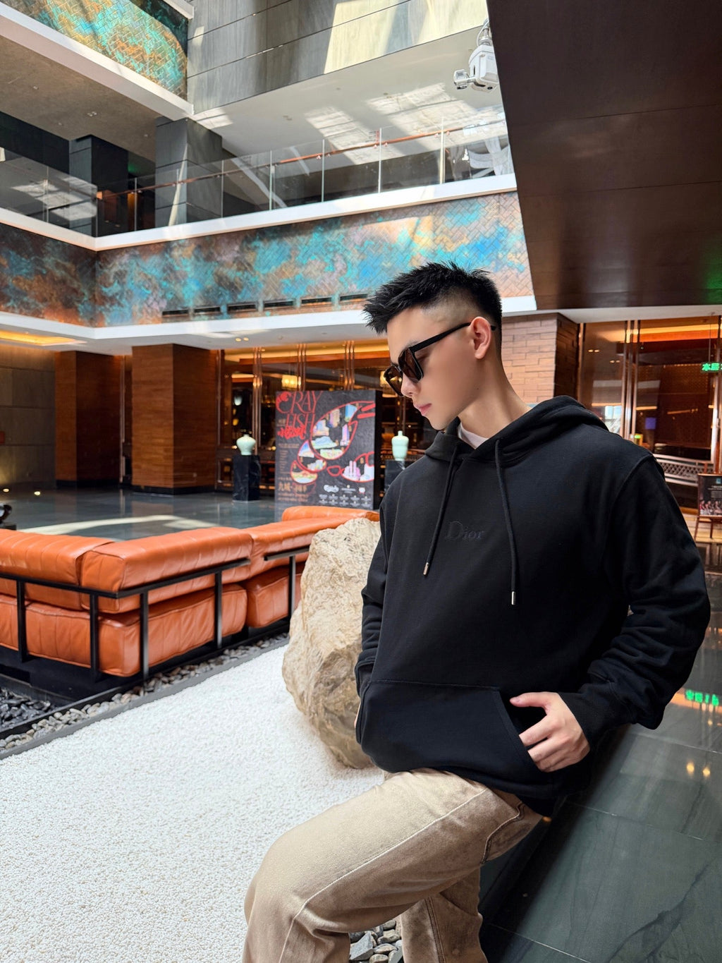 2026 New Style CD Embroidered Hooded Sweatshirt (BB879-B10)