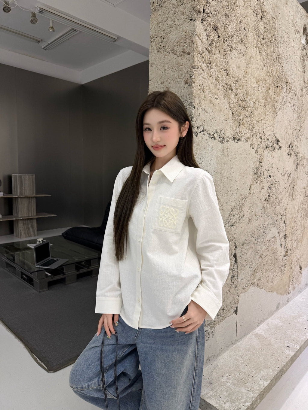 2026 Women's Way Knitted Embroidered Shirt (FF769)
