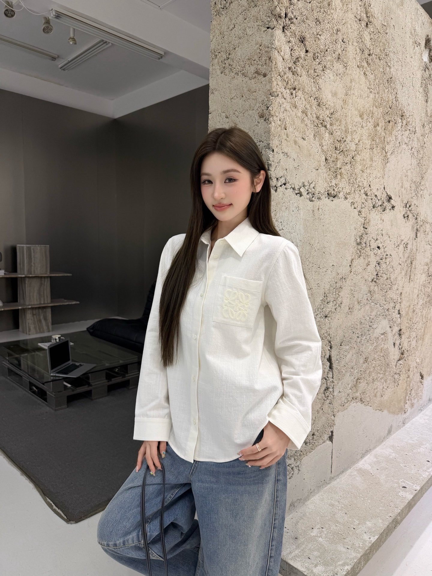 2026 Women's Way Knitted Embroidered Shirt (FF769)