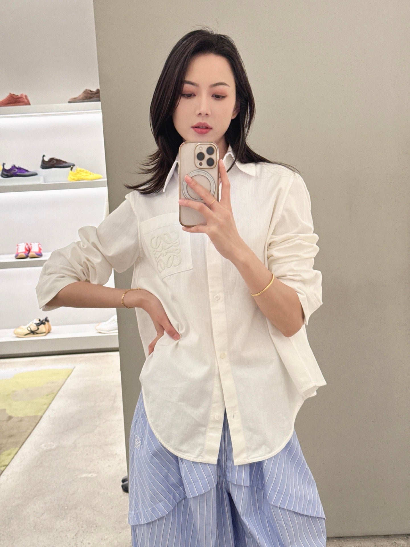 2026 Women's Way Knitted Embroidered Shirt (FF769)