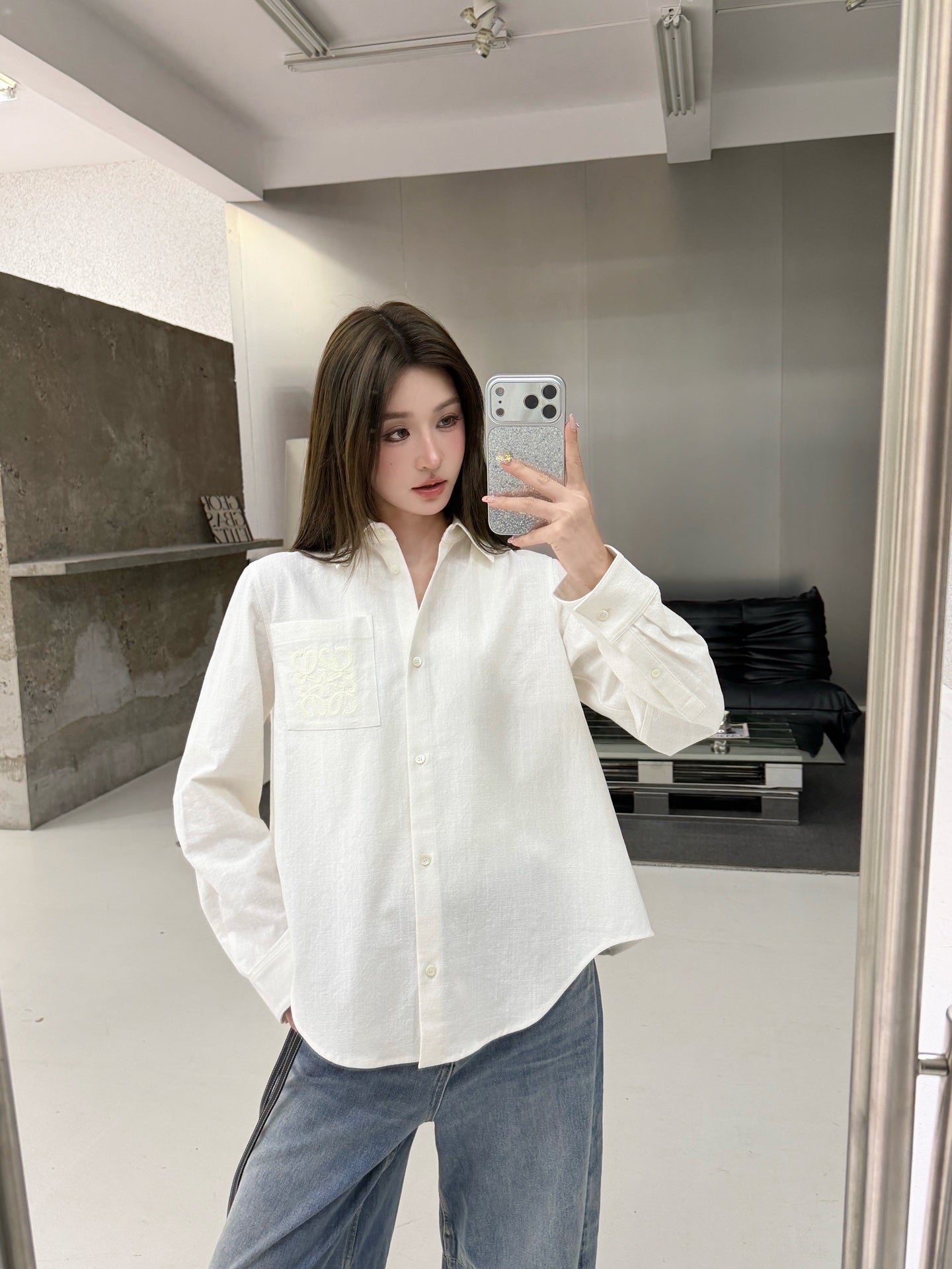 2026 Women's Way Knitted Embroidered Shirt (FF769)
