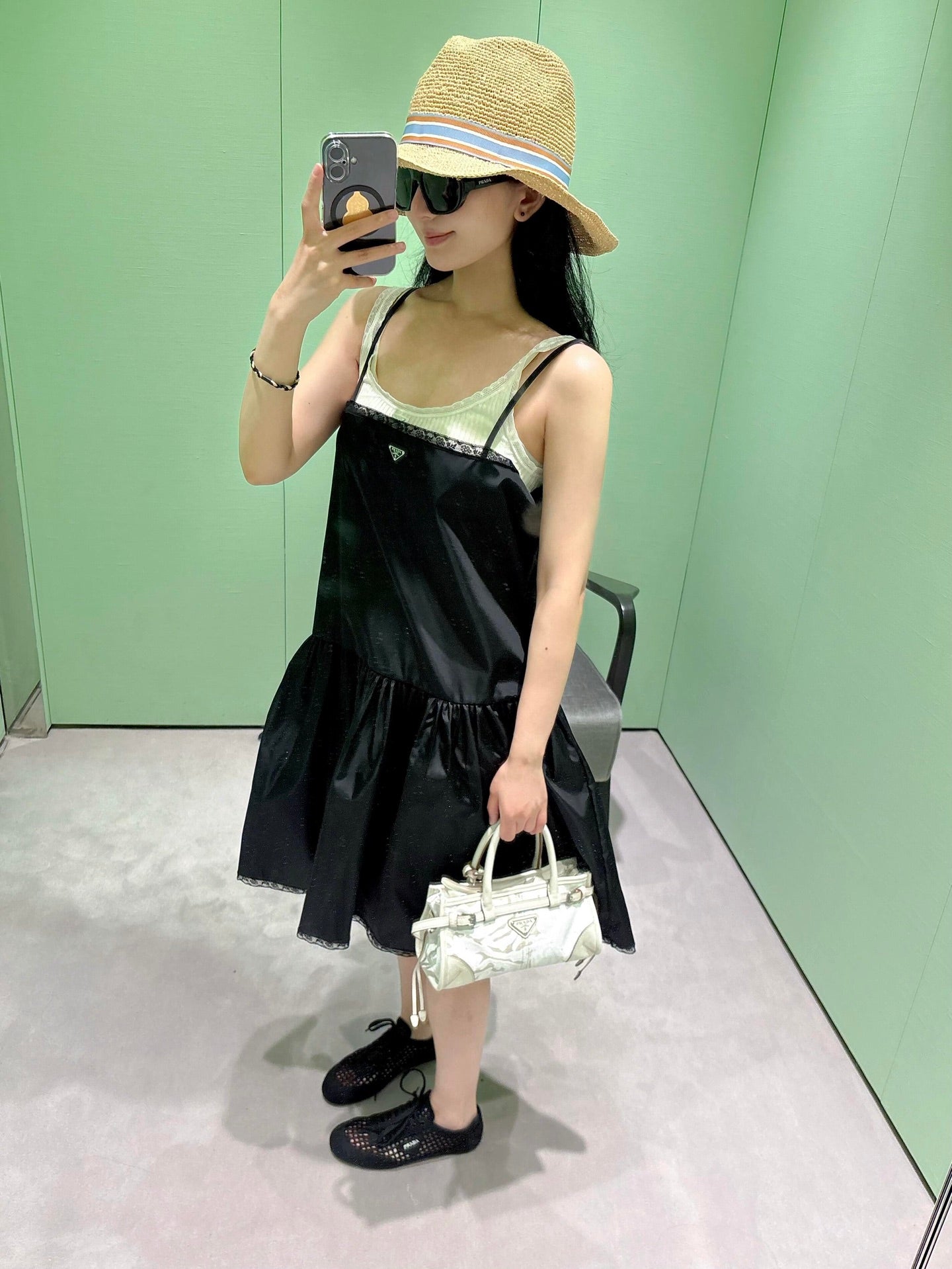 2026 Women's Triangle Brand Lace Strapless Dress (DD101)