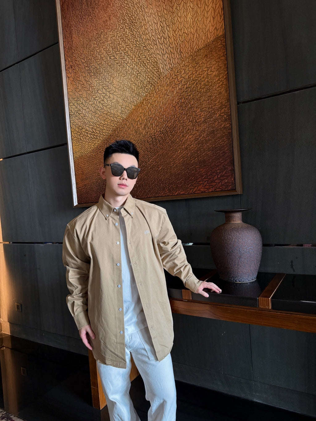 2026 New Style Way Two-Color Embroidered Shirt (BB900-B10)