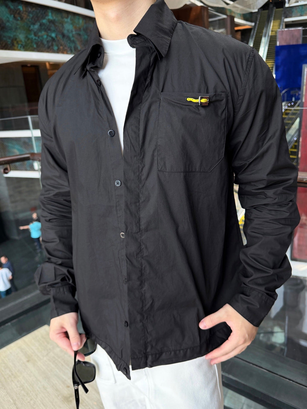 2026 New FF Ribbon Pocket Long-Sleeved Shirt (BB895-B15)