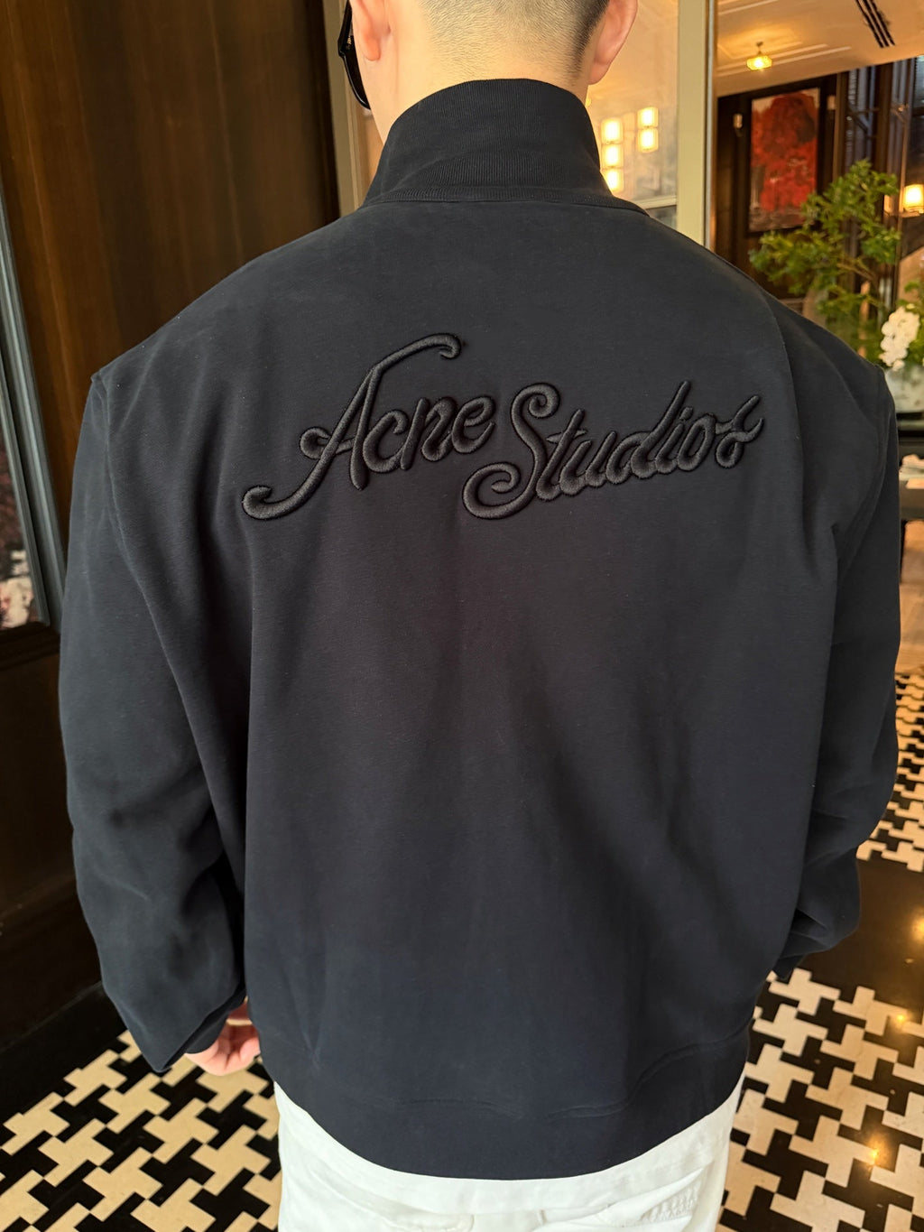 2026 New Model Acn Embroidered Logo Zip-Up Jacket (CC996-B50)