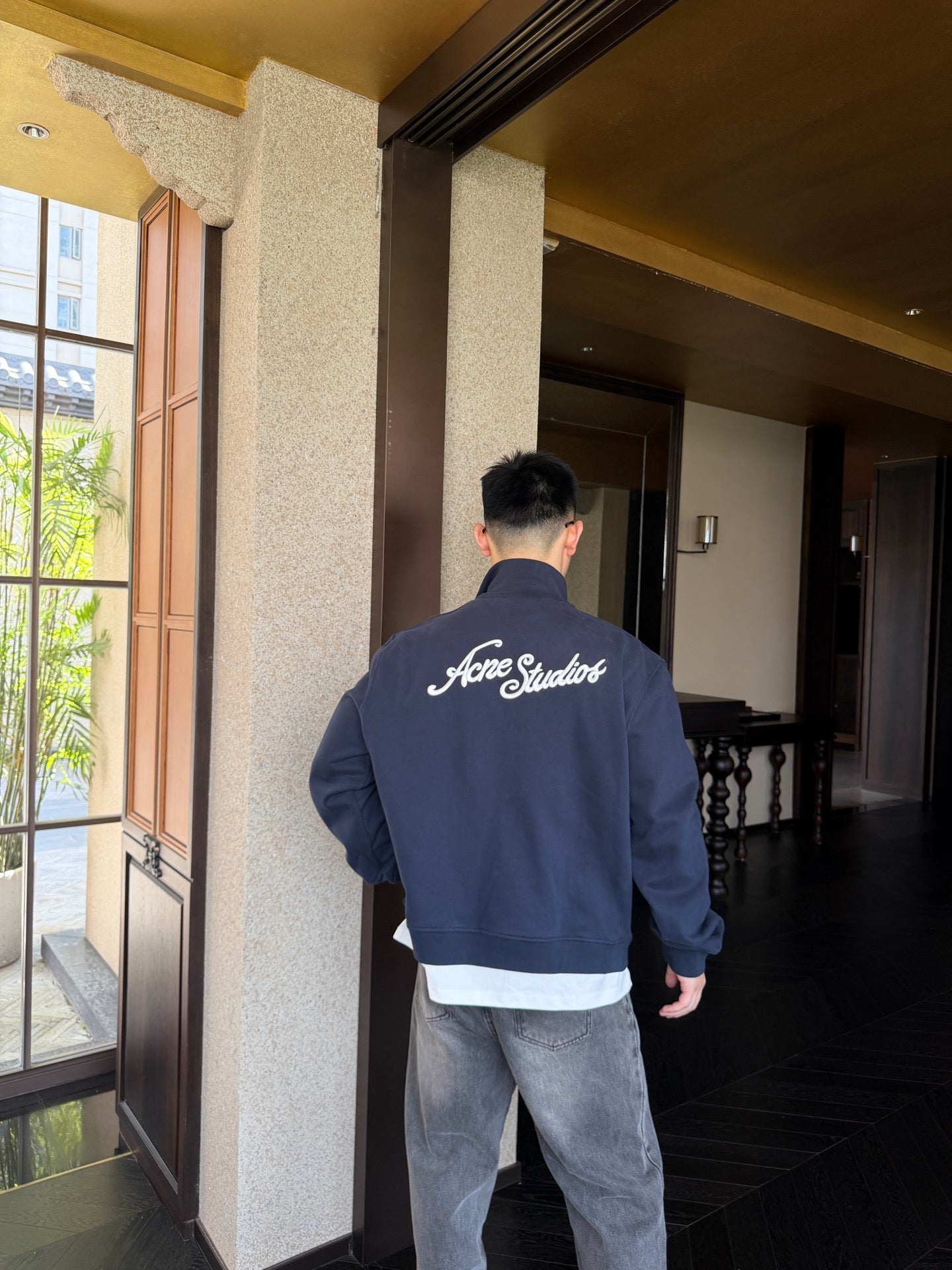 2026 New Model Acn Embroidered Logo Zip-Up Jacket (CC996-B50)