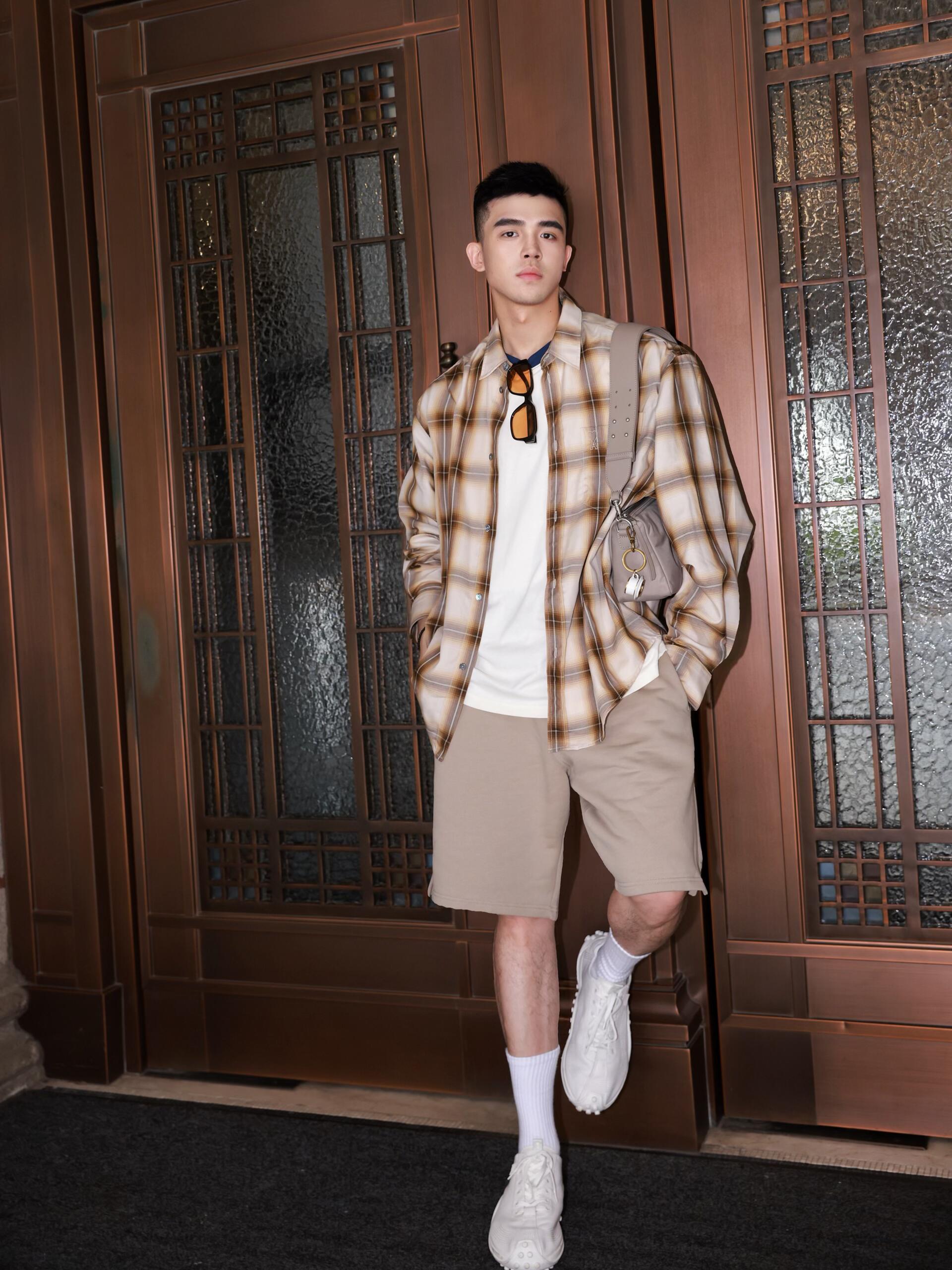 2026 New Model Heart A Embroidered Checkered Shirt (BB834-B45)