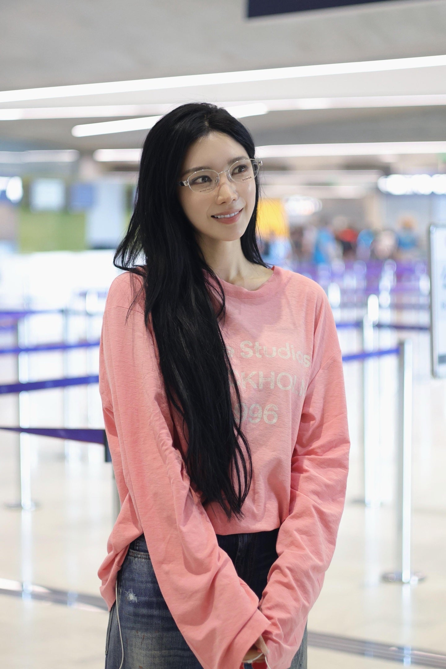 2026 Women's MM Embroidered Vintage Logo Long Sleeve (FF750)