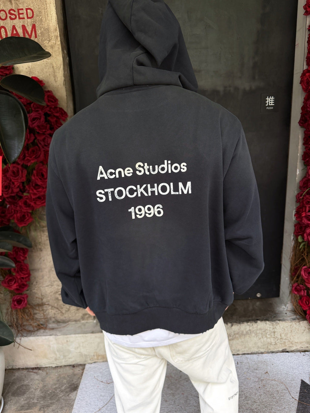 2026 New Model Acn Painted and Weathered Logo Hooded Sweatshirt (CC995-B55)