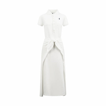 2026 Women's RL Embroidered Polo Neck Dress (FF785)