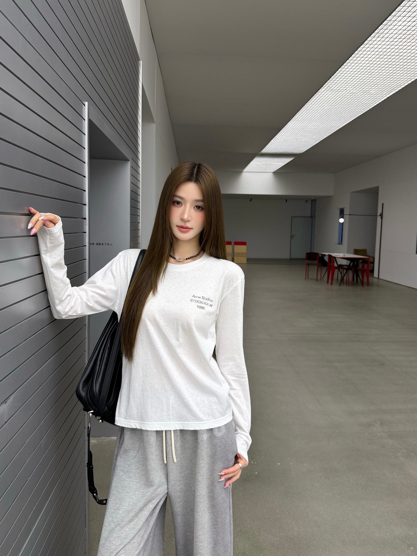 2026 Women's Acn Logo Printed Long-Sleeved (FF793)