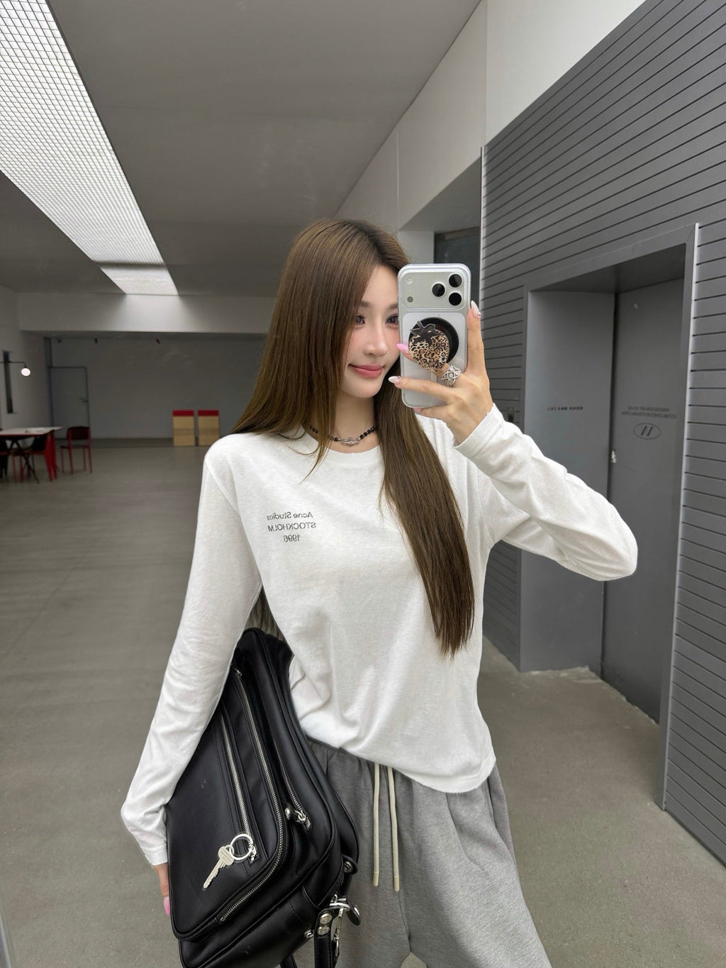 2026 Women's Acn Logo Printed Long-Sleeved (FF793)